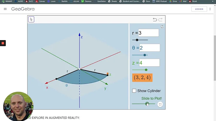 Cylindrical Coordinates  Dynamic Illustrator – GeoGebra