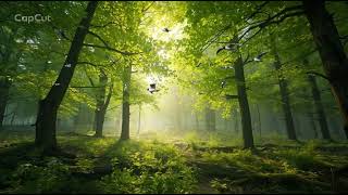 Peaceful Morning Forest Birds &Soft Piano Ambience for Relaxation, Focus & Calm screenshot 4