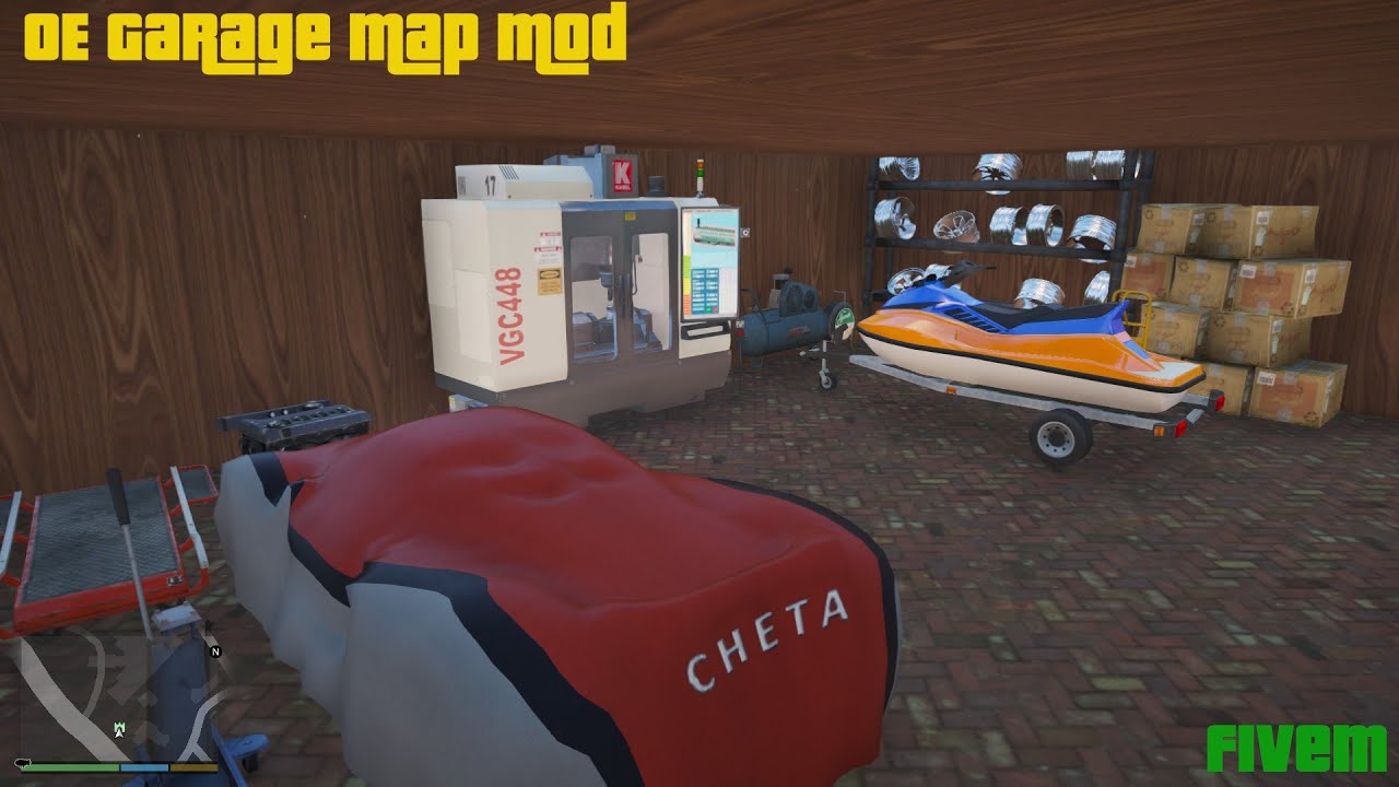 FiveM Garage Interior Map Mod (Ocean Life RP)