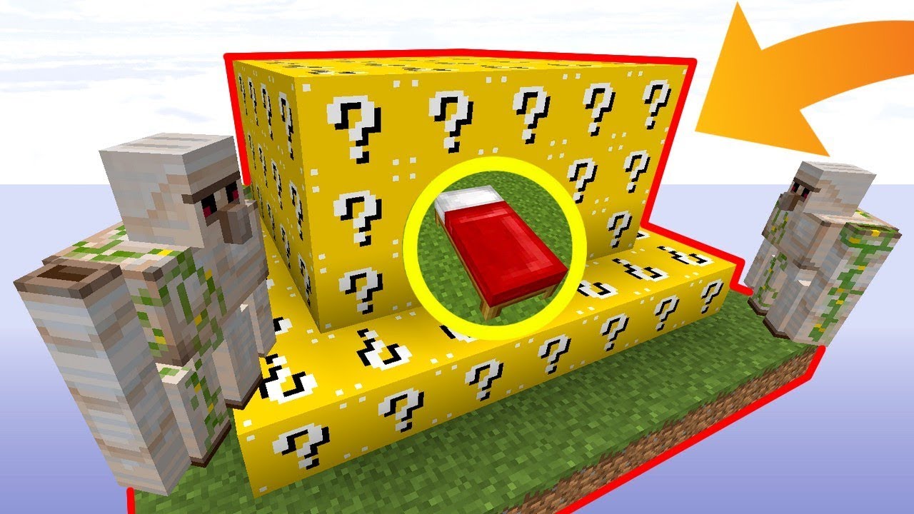 UNE BASE ULTRA SÉCURISÉE AVEC DES LUCKY BLOCKS 