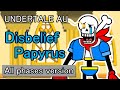 【UNDERTALE AU】Paper Disbelief Papyrus : All phases version (不信パピルス戦全編まとめ)【ペーパーマリオ風】