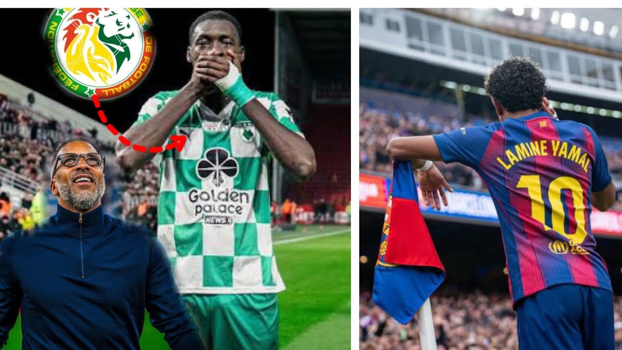 Regarder Pape Moussa fall Un jeune attaquant Sénégalais qui explose.. Yamal..