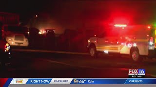 Little Rock recycle center ‘fully engulfed’ in flames