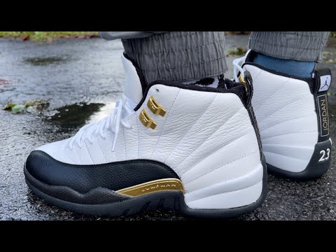 Jordan 12 "Royalty/Taxi" Review and On-Foot - YouTube
