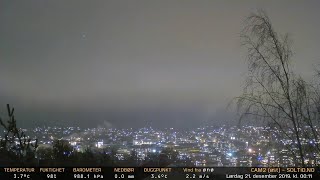 Timelapse Cam 2 - Natt til 21. desember 2019