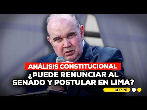Constitutional expert analyzes Rafael López Aliaga's case: legal limbo over his bid for city coun...