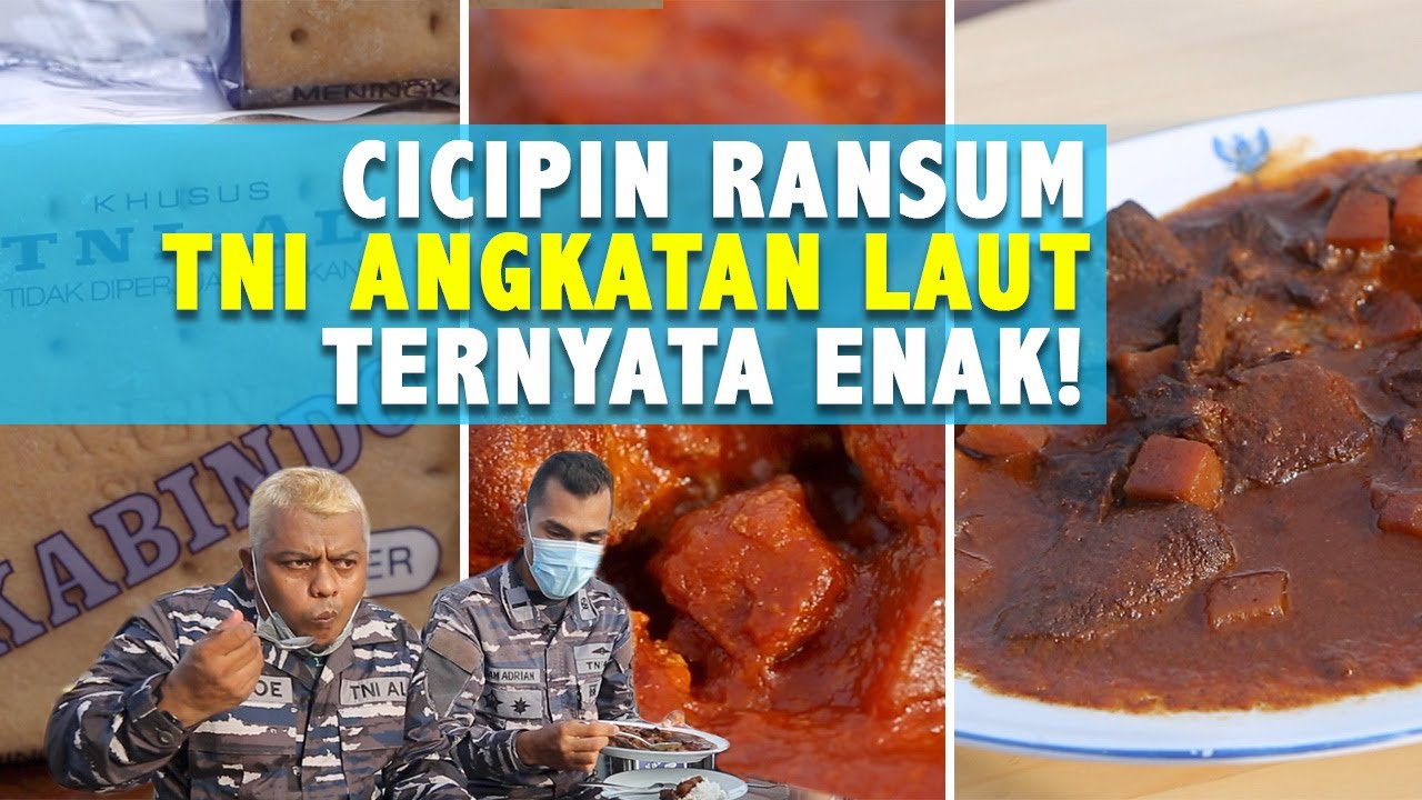 Ternyata Ransum TNI Angkatan Laut Enak Juga Loh!