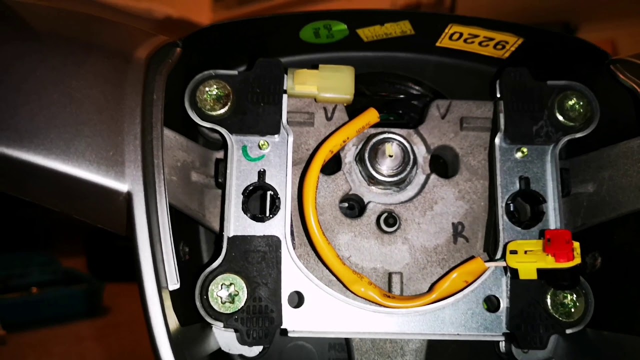 How to remove airbag on Chevrolet Spark YouTube