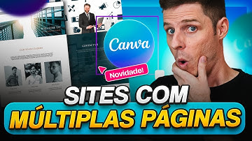 Novidade Canva Create 2025 - Sites com Múltiplas Páginas no Canva!
