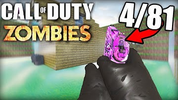 Minecraft Zombies Gun Game. (Black Ops 3 Custom Zombies)