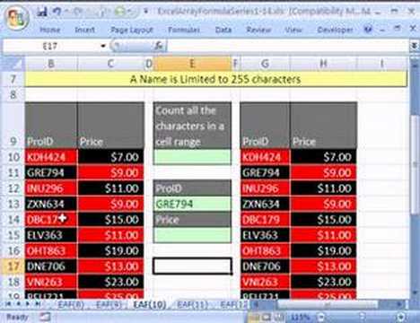 Excel Array Formula Series #10: Amazing Syntax Array Trick