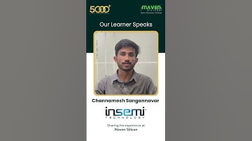 Success Story | Placement | VLSI Design | Maven Silicon #MavenSilicon #VLSIDesign #Placement
