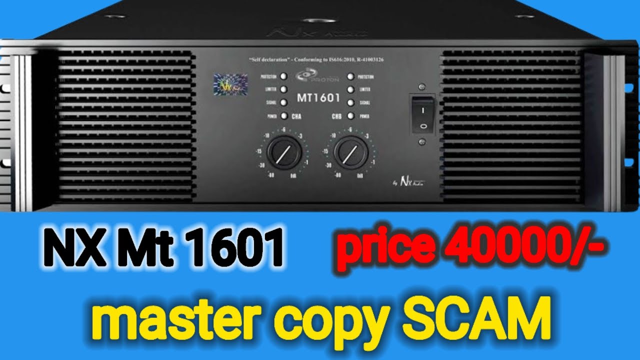 NX Mt 1601 price only 40000/- SCAM !