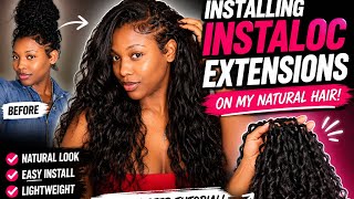 I Tried Insta Loc Extensions on My Fine Natural Hair… 😳