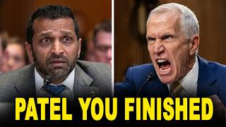 Kash Patel PANICS After Thom Tillis GOES OFF Explosive Hearing Over Epstein Files