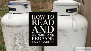 How to read your propane tank gauge, and what do those numbers represent in gallons of propane?