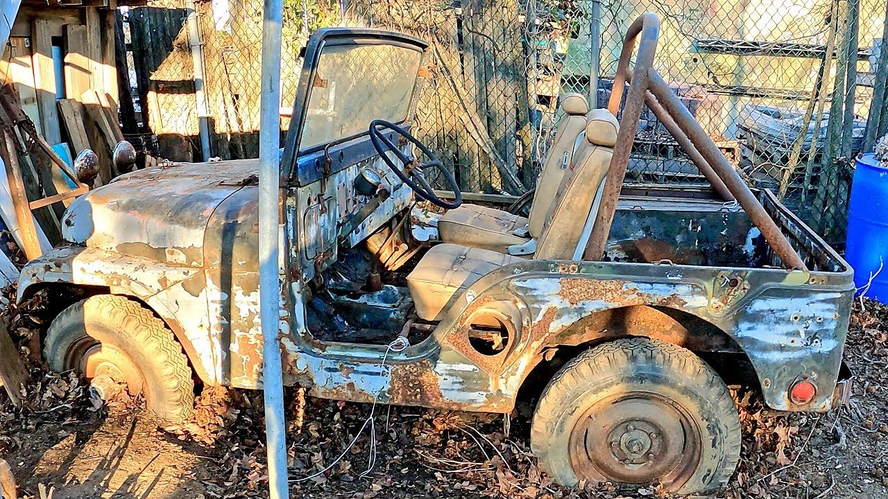 Sitting 30 years Will It Run? 1965 Jeep w/ Buick Odd Fire 
