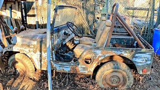 Sitting 30 years Will It Run? 1965 Jeep w/ Buick Odd Fire "Dauntless" V6 - NNKH