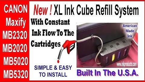 CIS-Continuous Ink Supply System For Canon Maxify MB2320, MB2020