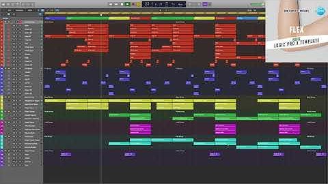 Logic Pro X Template Flex (House) #logicproxtemplate #logicprox #logicpro