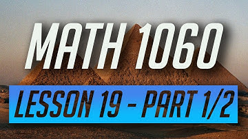 Lesson 19 - Graphing Polar Equations  - Part 1/2