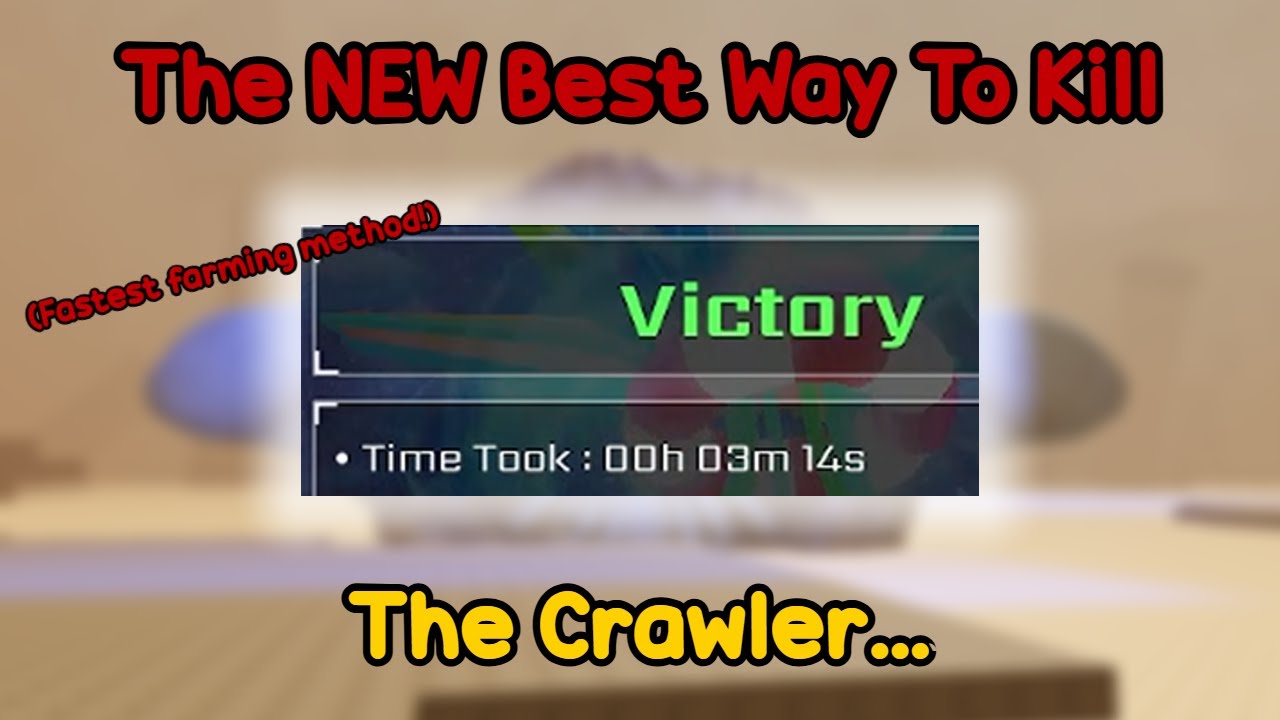 The NEW FASTEST and BEST Ways to Beat The Crawler Boss in Sol's RNG ...