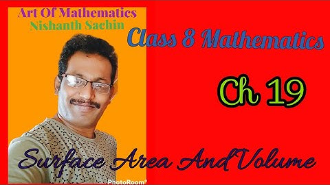 Class 8 | Surface Area and Volumes | Chapter 19 | Formula and Ex 19A  q(1)
