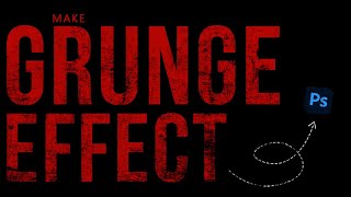 Make Grunge Text Effect in Photoshop #qadirsgraphics
