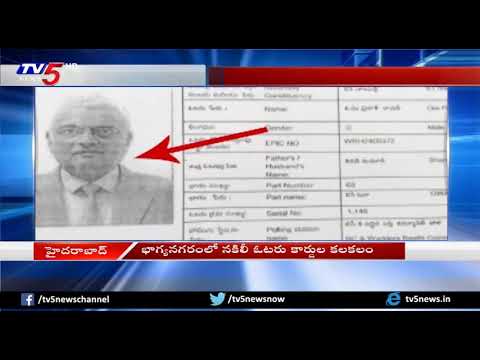 A Big Shock to EC in Telangana : Fake Voter ID of CEC Rajat Kumar & OP Rawat Detected | TV5