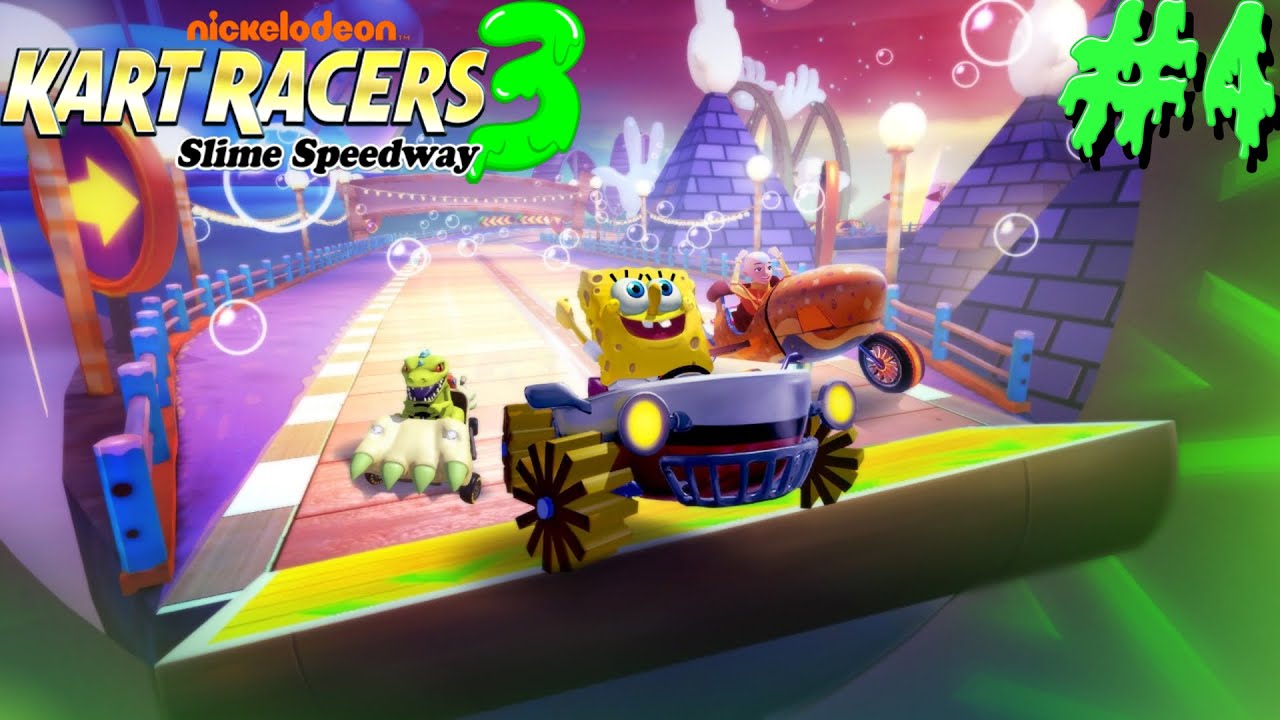 Completando Retos - Nickelodeon Kart Racers 3: Slime Speedway - Parte #4