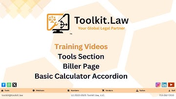 Toolkit.law Basic Calculator: Simplify Legal Billing and Fee Calculations