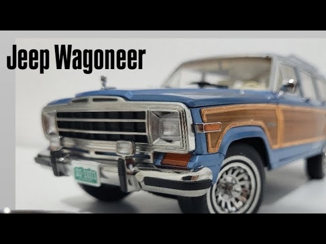 【希少・廃番】 JEEP GRAND WAGONEER AUTOart　1/18 1/18 AUTOart Jeep Grand Wagoneer White Brown w/ Box From Japan