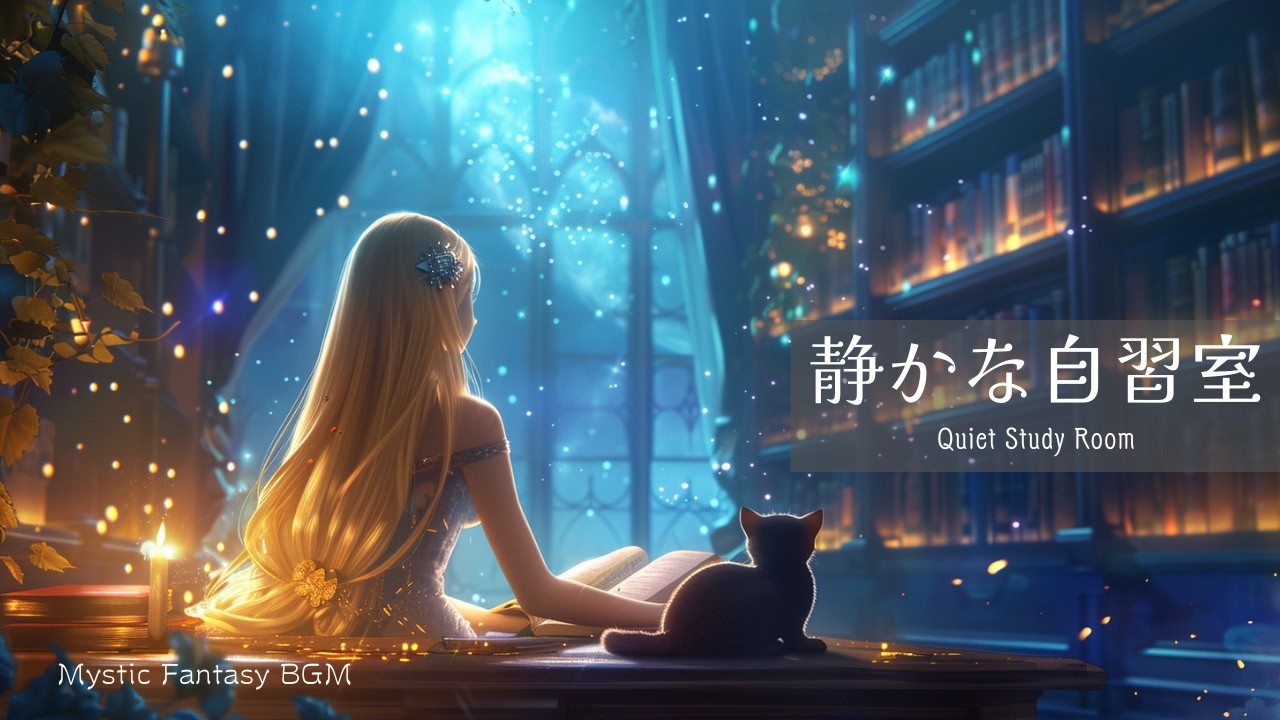 【勉強用】静かな自習室｜ファンタジー音楽｜ケルトBGM