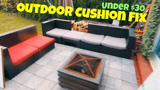 FIX for Discolored Damaged Outdoor Seat Cushions - Anti-Slip Spandex Slipcovers