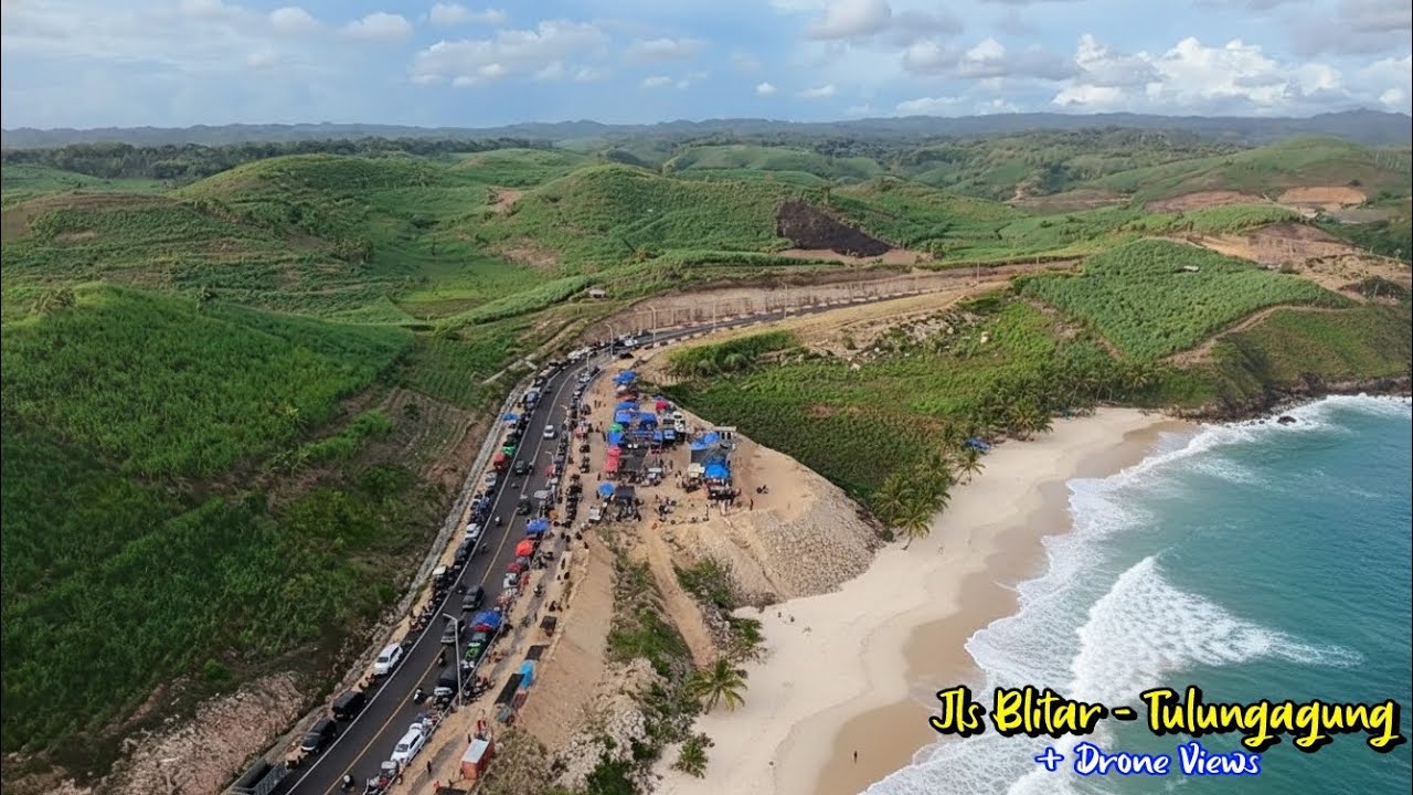 JLS BLITAR arah Tulungagung Drone Views Titik Viral Puncak GAYASAN menuju Pangi & Mampir Tambakrejo