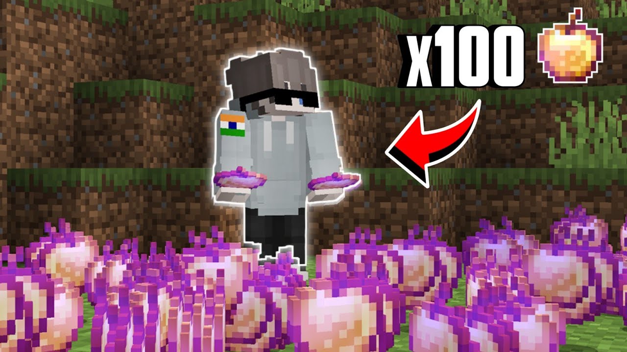 How I Collected 100 Enchanted Golden Apple In DarkSide Smp