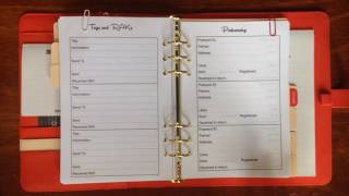 2017 Planner Setup | Part 2 - Home Planner + Swap Organisation