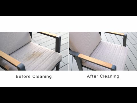 How to clean outdoor cushion covers?