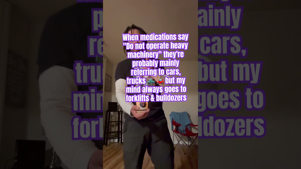 Using medication 💊 is dangrous at work lol 