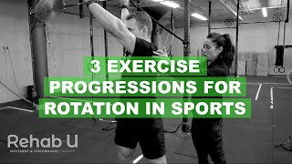 Rotation in sports – 3 Loaded exercise progressions for maximum efficiency