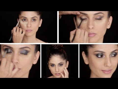 How To: Gun Metal Smokey Eye Makeup Look Tutorial