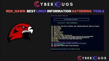 Red Hawk Best Linux Information Gathering Tool | Ethical Hacking | reconnaissance | In Hindi