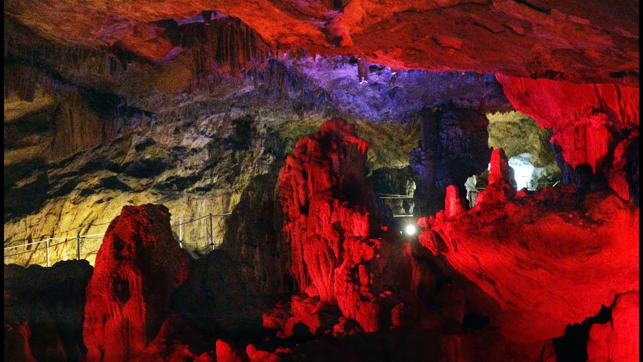 Σπήλαιο Σφενδόνη - Sfendoni Cave, Crete in 4Κ - YouTube