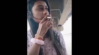 Girl Smoking Video