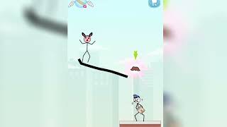 Mr Bounce | Funny Stickman  Puzzle Game | All Levels 46-57 Gameplay Walk through screenshot 5