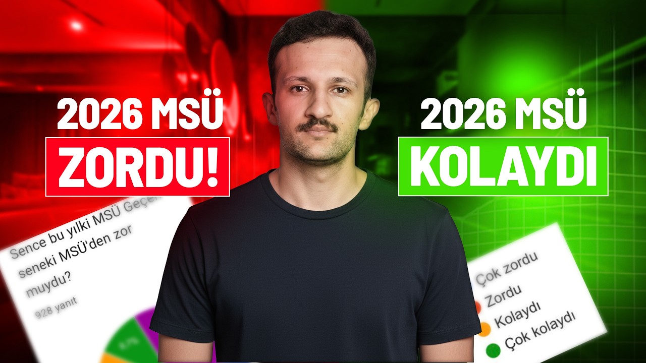 VERİLERLE MSÜ ANALİZİ: Yığılma Aralığı, En Zor Ders, TYT İçin Ne Demek Bu Sonuçlar? #yks #msu