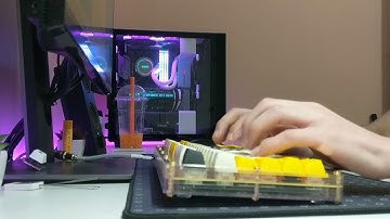 Custom Ducky One2 TKL with lubed NovelKeys Creams sound test