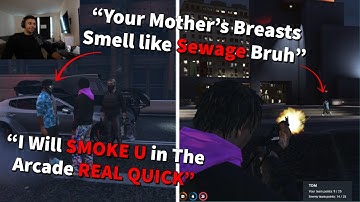 Kyle Clements (Myth) Meets Randy Bullet For 1st Time & CHALLENGES 1v1 DEATHMATCH | Nopixel GTA RP