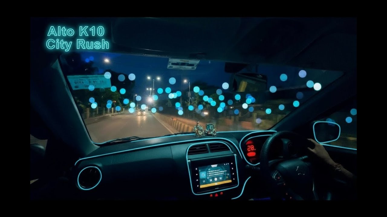 City to Highway Night Drive | Alto K10 | Drive With Pearl K10