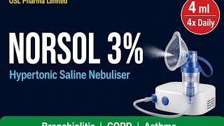 Norsol 3% Nebuliser Solution | Hypertonic Saline | Bronchiolitis, COPD, Asthma-তে কীভাবে কাজ করে? 